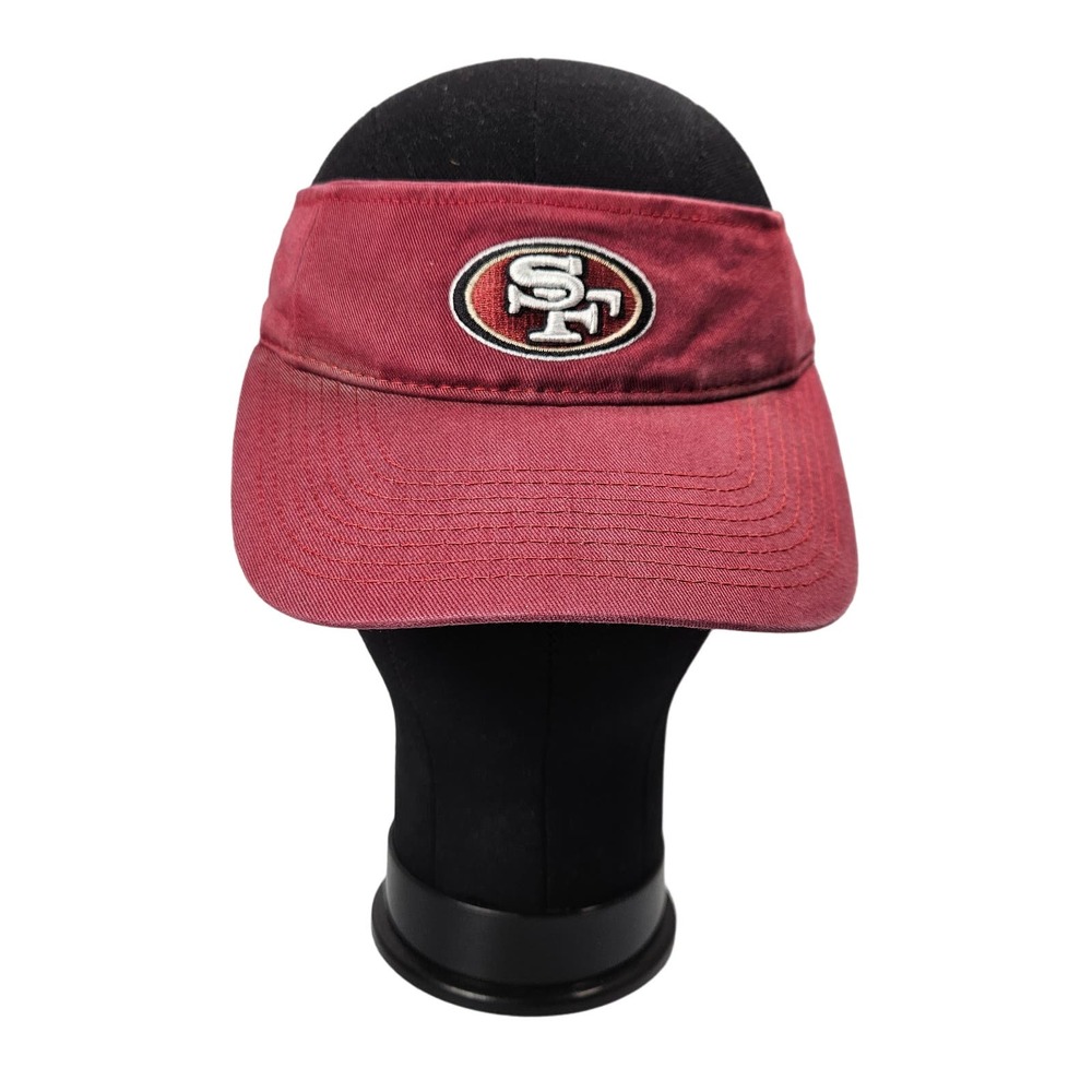 NFL "San Francisco 49ers" Stickyback Visor, Size Adjustable